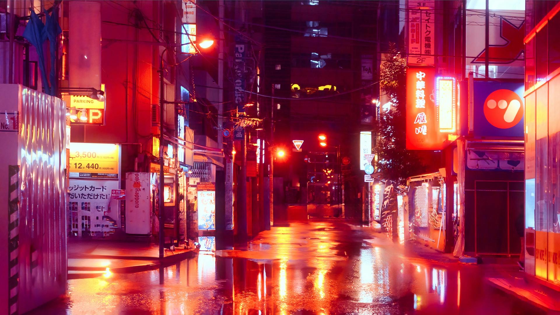 City night atmosphere
